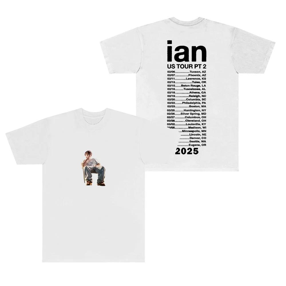 Ian 2025 Tour Dates TShirts Goodbye Horses Album Merch Tee Cosplay Unisex HipHop Short Sleeve Top S
