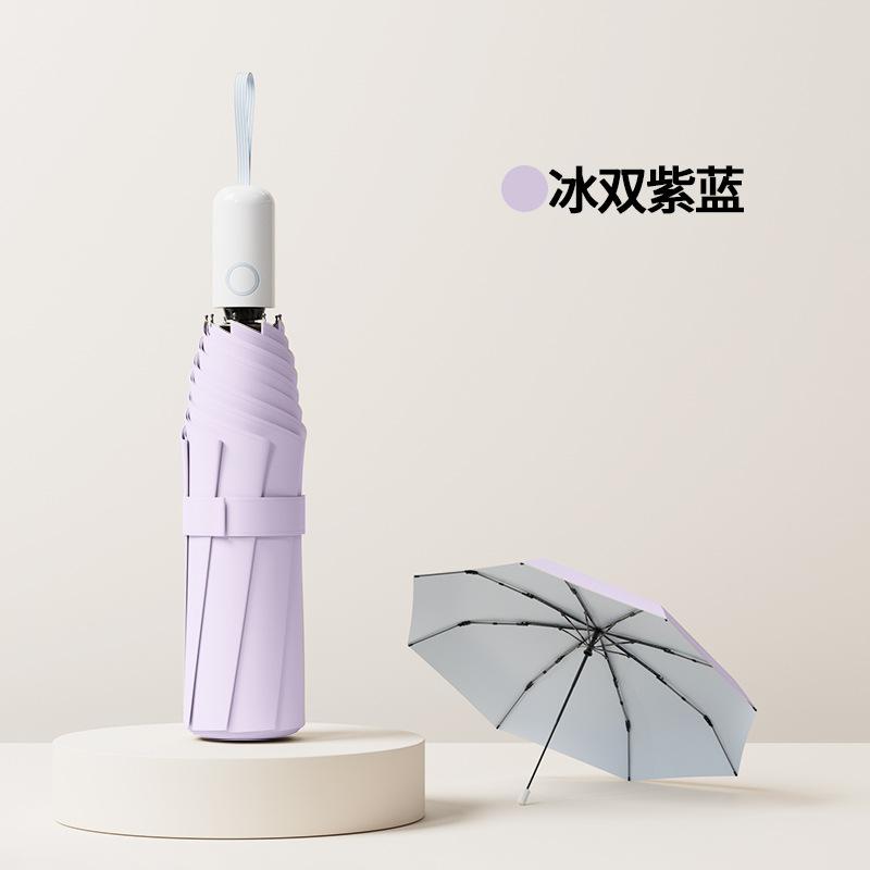 Sun umbrella Parasol sun protection UV women's weather and rain dual-purpose automatic portable folding mini compact and strong