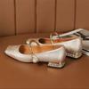 Women S Retro Versatile Mary Jane Shoes Lightweight Casual Shoes