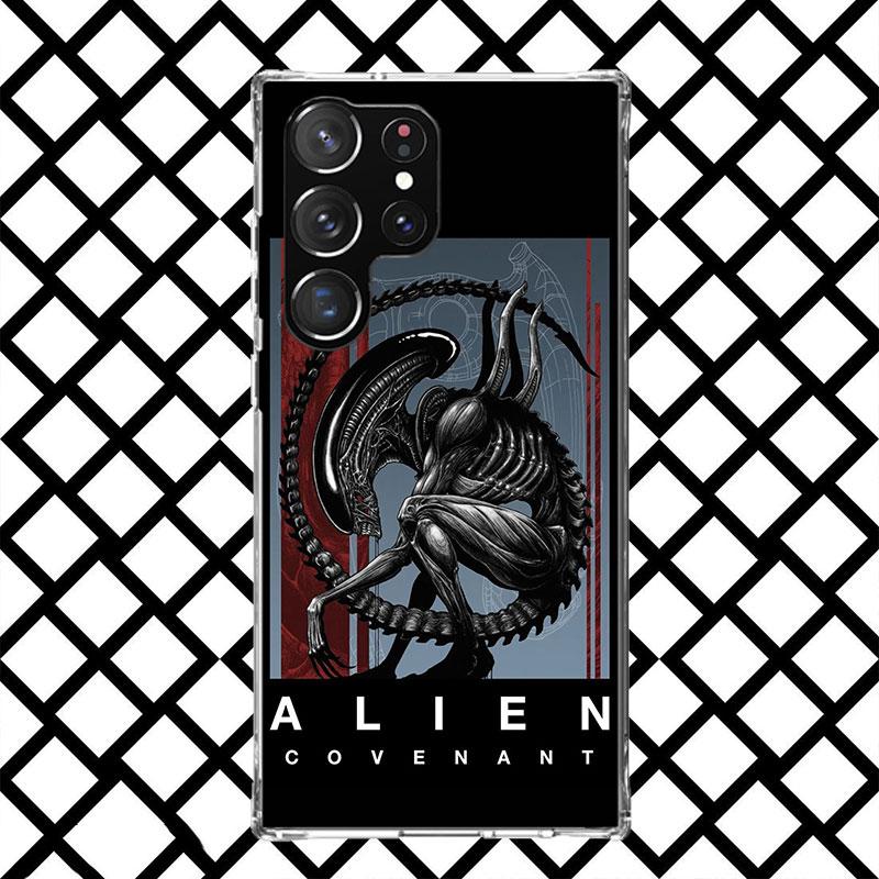 Cool A-Alien X-Xenomorph Phone Case for Samsung Galaxy S26 S25 Edge S24 S23 Ultra S22 Plus S21 FE S20 + Soft Cover Print Fundas