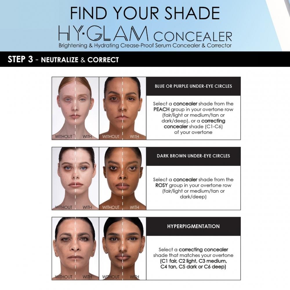 Natasha Denona Hy Glam Aufhellender Concealer 0,25 Unzen P2 Fair Light Pfirsich