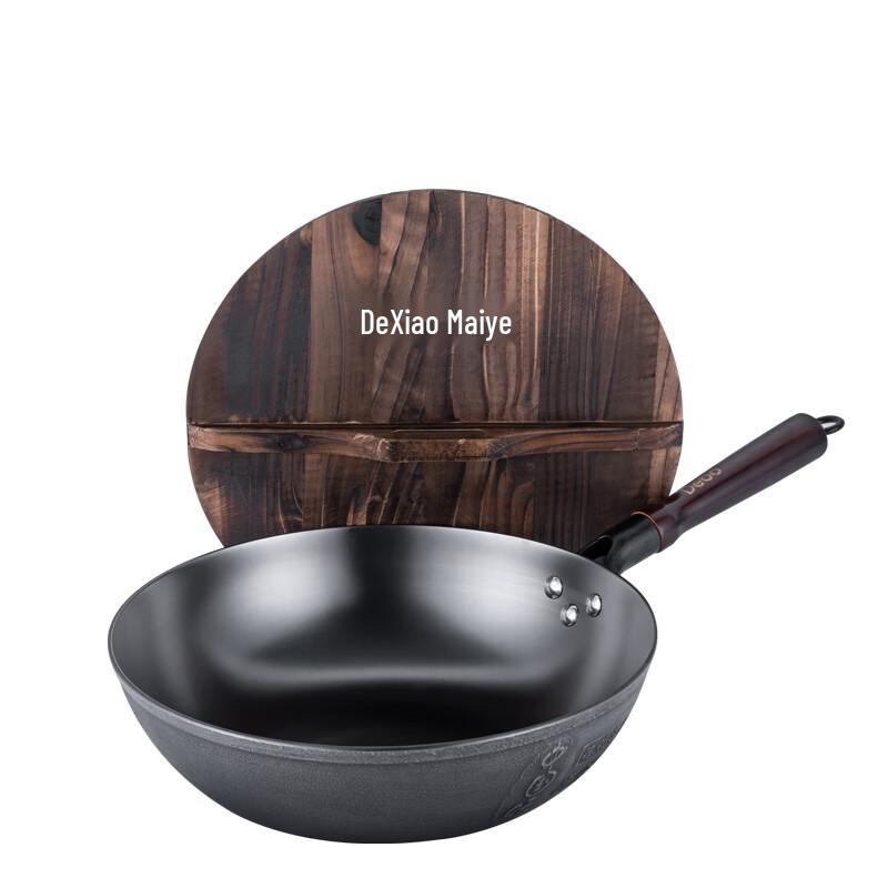 Debo DEP-709 32cm Cast Iron Wok