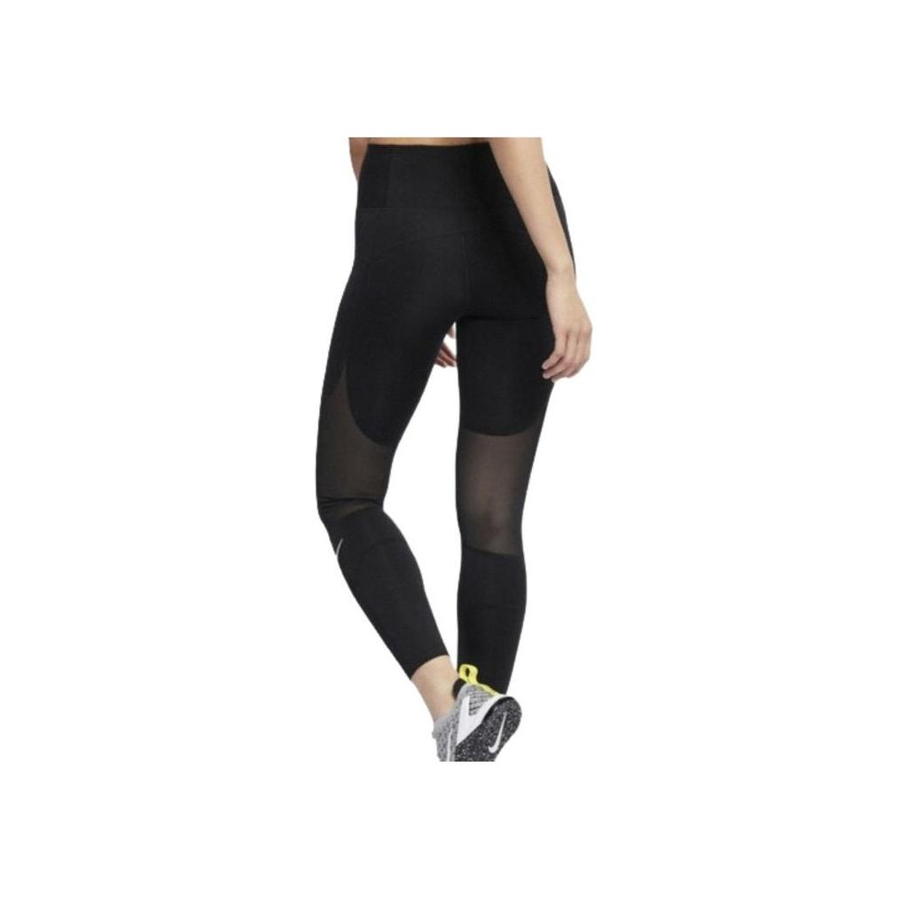 Nike Logo Letter Print High-Waisted Slim Fitness Pants Women Pants Black AQ0378-010