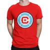 T-shirt Homme Chicago Fire FC Horloge Chicago Fire Vêtement Coton Loisir Manches Courtes Col Rond T-shirt Graphique Imprimé