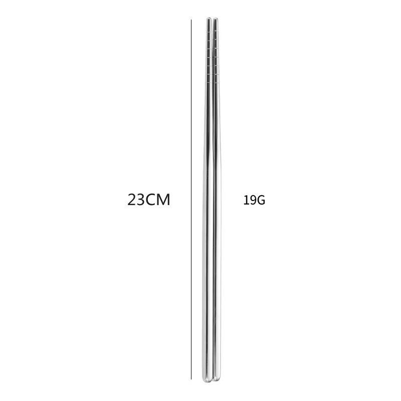 316L Stainless Steel Non-slip Anti-mildew Anti-scald Luxury Restaurant Chopsticks