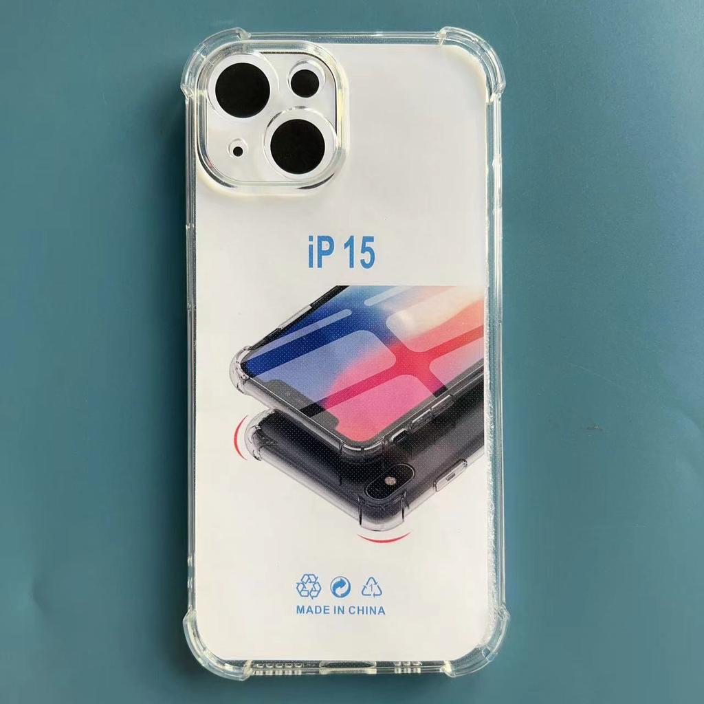 Classic Thickened Four Corners Anti-fall for IPhone17 Mobile Phone Case for Apple 16promax Air Cushion 14 Mobile Phone Case