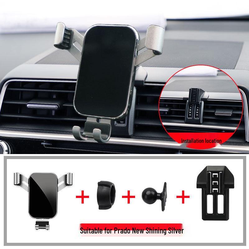 Wireless Charging Phone Holder for Toyota RAV4, Prado, and Land Cruiser