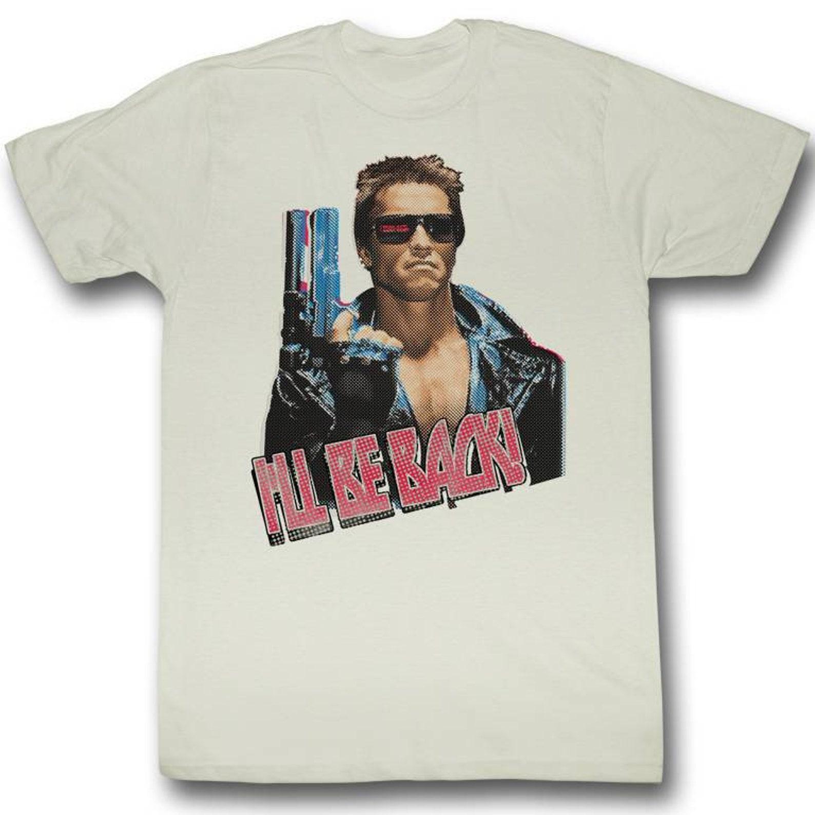 Terminator I ll Be Back Natural Adult T-Shirt S