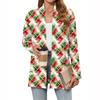 Women's Christmas Printed Lightweight Cardigan Long Sleeved Casual Loose Thin Fit With Pockets Cardigan Jacket