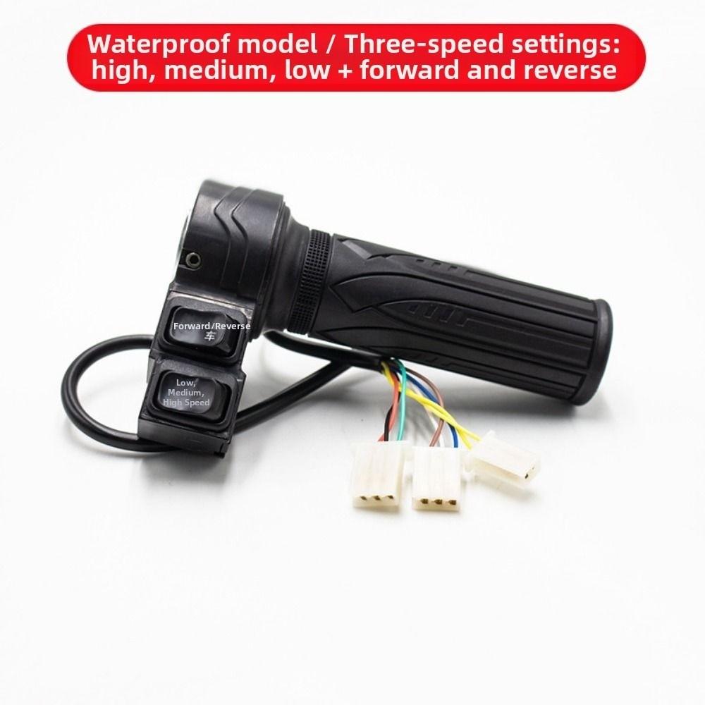 Black Electric E-Bike Twist Throttle Multistyles Electric Scooter Twist Grip