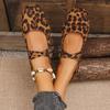 Double Buckle Red Ballet Flats Women 2026 Brand Designer Square Toe Mary Jane Shoes Woman Faux Suede Casual Shoes Female
