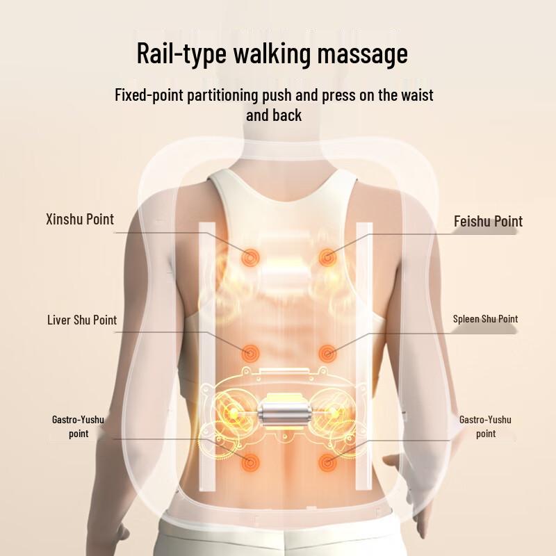 Blaupunkt Wireless Lumbar Back Massager with Heat