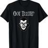 Lustiges Vampir-T-Shirt Hat Zähne_ Faules Halloween-Kostüm-T-Shirt