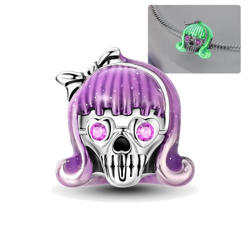 Luminous Copper Glowinthedark Firefly Charm Pendant Compatible With Authentic Charm Bead Charms Bracelets Bead for Women Diy Fine Jewellery