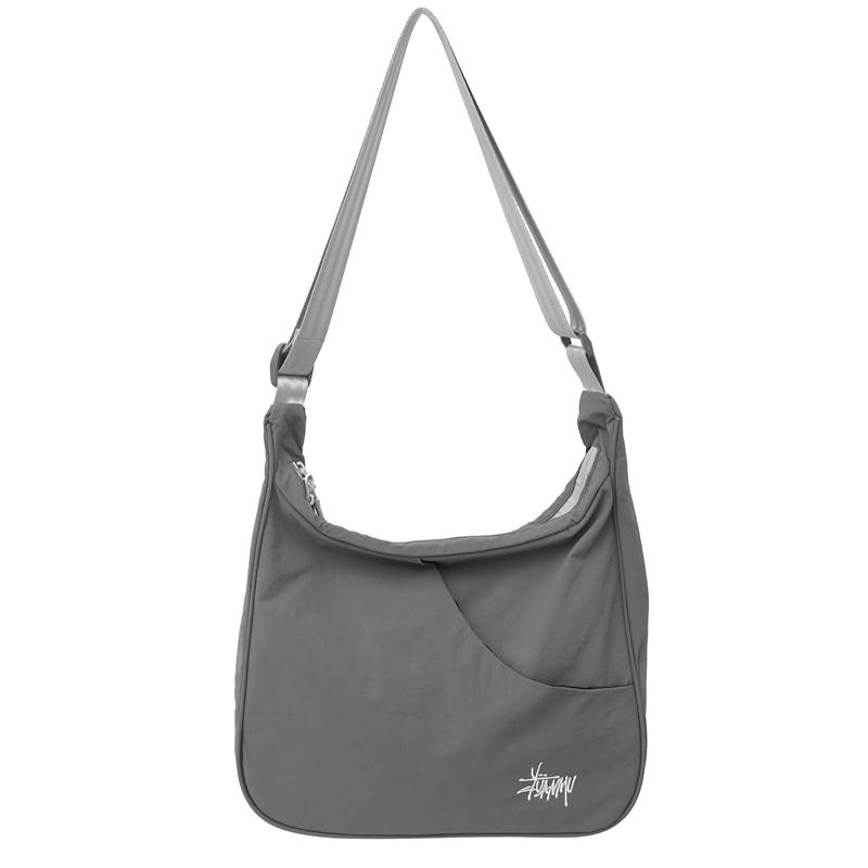 Solid Color Large Capacity Shoulder Bag Women's Crossbody Bag Men Commuter Tote Bag