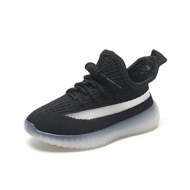 

New Children s Mesh Sports Shoes Student Outdoor Casual Shoes Boys and Girls Fashion Running Shoes Kids Non-slip Breathable 38 чорний