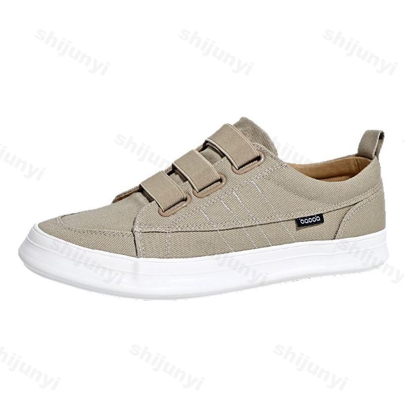 Fashion Mens Casual Shoes Cloth Lace-up Flat Shoes Autumn 2025 New Male Sneakers Luxury Design Canvas Shoes for Men Zapatillas Hombre