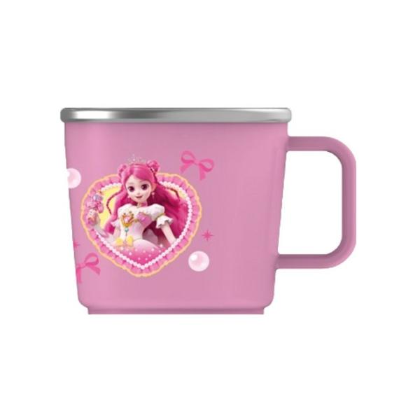 Сделано в Корее - Princess Catch! Кружка из нержавеющей стали с нескользящим дном Teenieping 220 мл (6 вариантов) #Heartsping