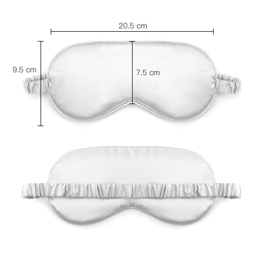 Double Sided Eye Mask Sleeping Blackout Silk Breathable Elastic Air Travel Eye Mask