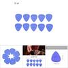 10PCS Guitar Pick Holder Plectrum Musical Instrument Accessory(0.46mm 1mm Thickness)(Blue)