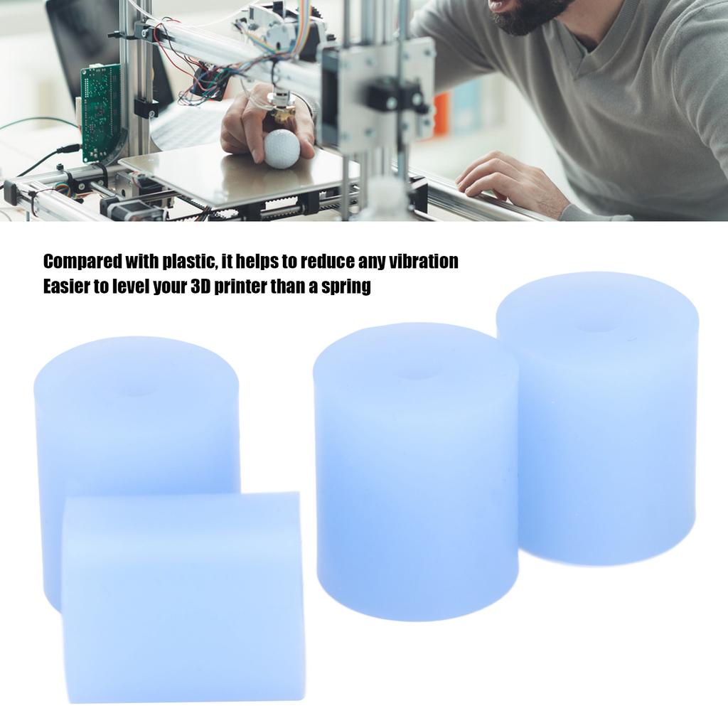 4pcs Heat Bed Mounts Column 16mmCelsius0.6in Reducing Vibration Practical Printer Accessories for Ender 5 Plus
