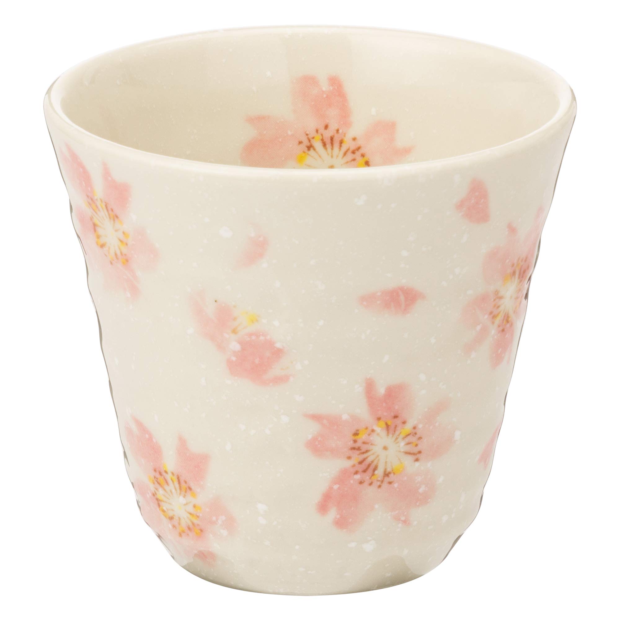 Керамика Mino Sakura no Mai Blossom изогнутая W20060, (Вишневый Танец) дизайн, чайная чашка, розовый, розовый