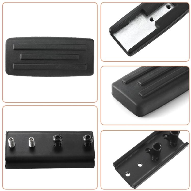 Replacement Larger Brake Pedal Footboards Brake Pedal for Ryker 600 Easy Installation Extended Brake Foot Rest Peg Pedal