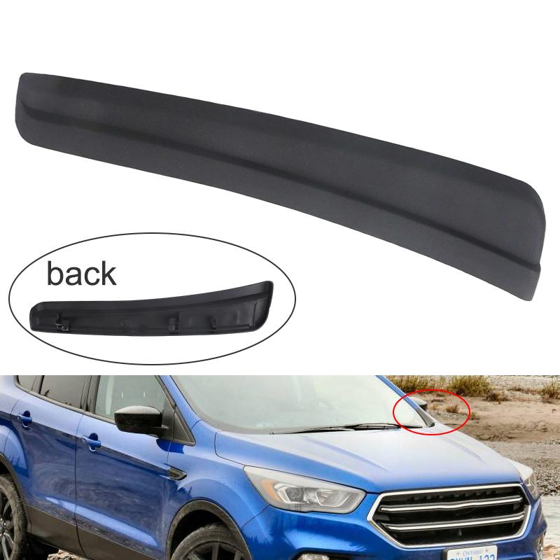 GJ5Z-78018A17-AB GJ5Z-78018A16-AB Front Windshield Molding Cowl End Seals For Ford Escape 2017 2018  Left Right Side Black