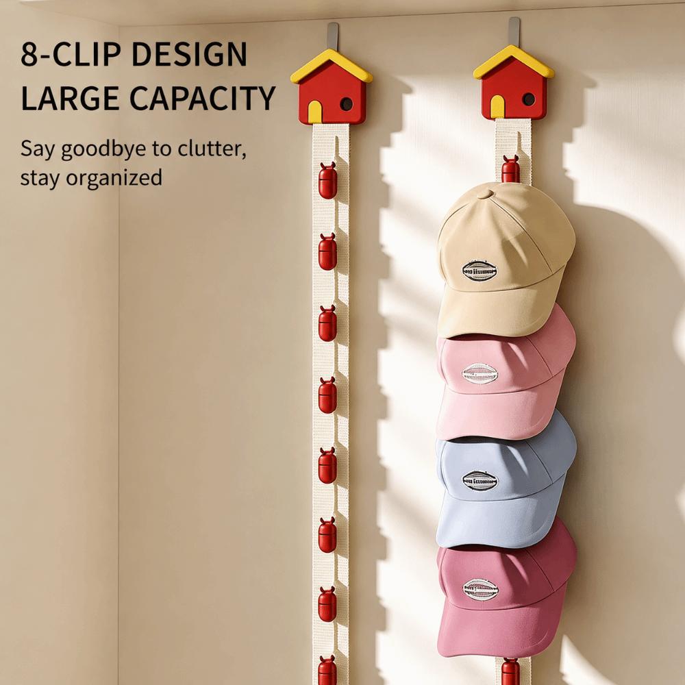 Anti-Slip Hat Storage Rack Multi-Functional Hat Display Rack Entrance Hallway Closet