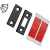 4 set Thin Magnetic Door Catch Latch with Screws & Stickers Strong Magnet Door Closer set for Furniture Cabinet Cupboard