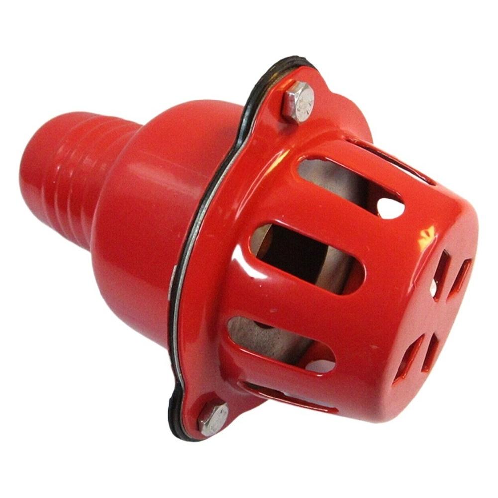 2/3Inch Red Water Pump Strainer Bottom Check Valve Fit For Engine Metal Water Pump Foot Valve Backflow Preventer