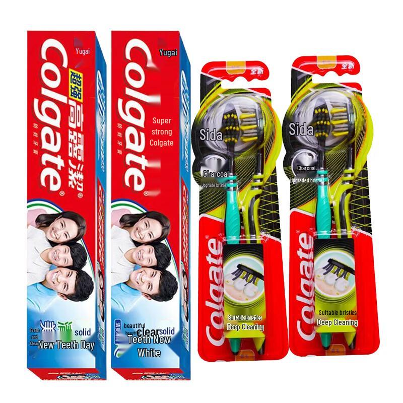 

Colgate High Calcium Toothpaste & Multiaction Toothbrush Family Pack