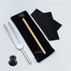 Gold 432HZ Aluminum Alloy Colored Tuning Fork with Triangle Shape.
