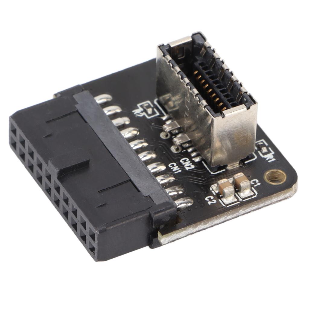 Computer Chassis Adapter USB3.0 19P 20P To TypeE 90  Degrees  Transfer Angle Design Positive Card Slot Converter