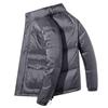 Men's Winter Down Jacket 2025: Short Style, Casual Plus Size with Stand Collar, Thickened Outerwear