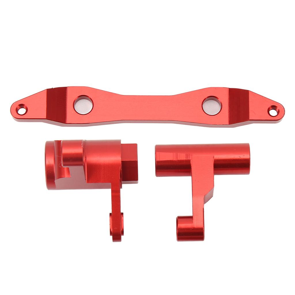Aluminum Steering Assembly High Strength Lightweight Replacement Steering Set for Racing 1Celsius6 RC Car