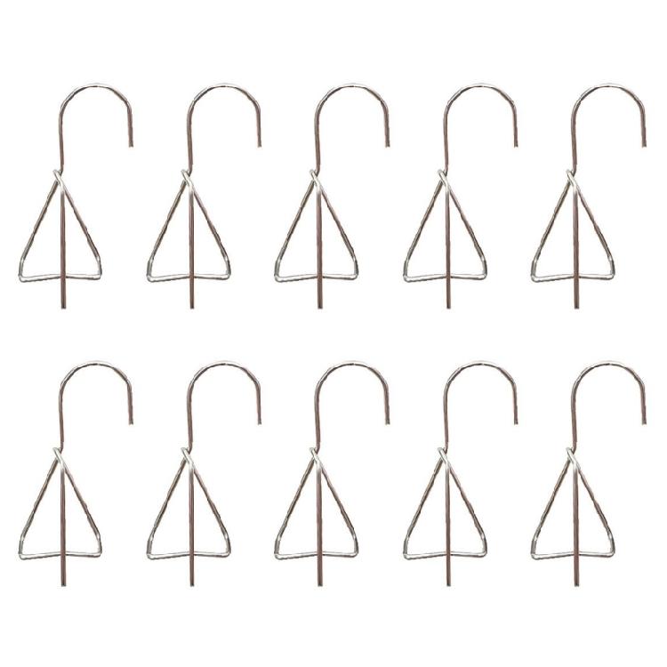 

10Pack Durability Succulents Pot Hangers Weatherproof Hanging Hook Stainless Steel Flowerpot Hangers Balcony Decoration