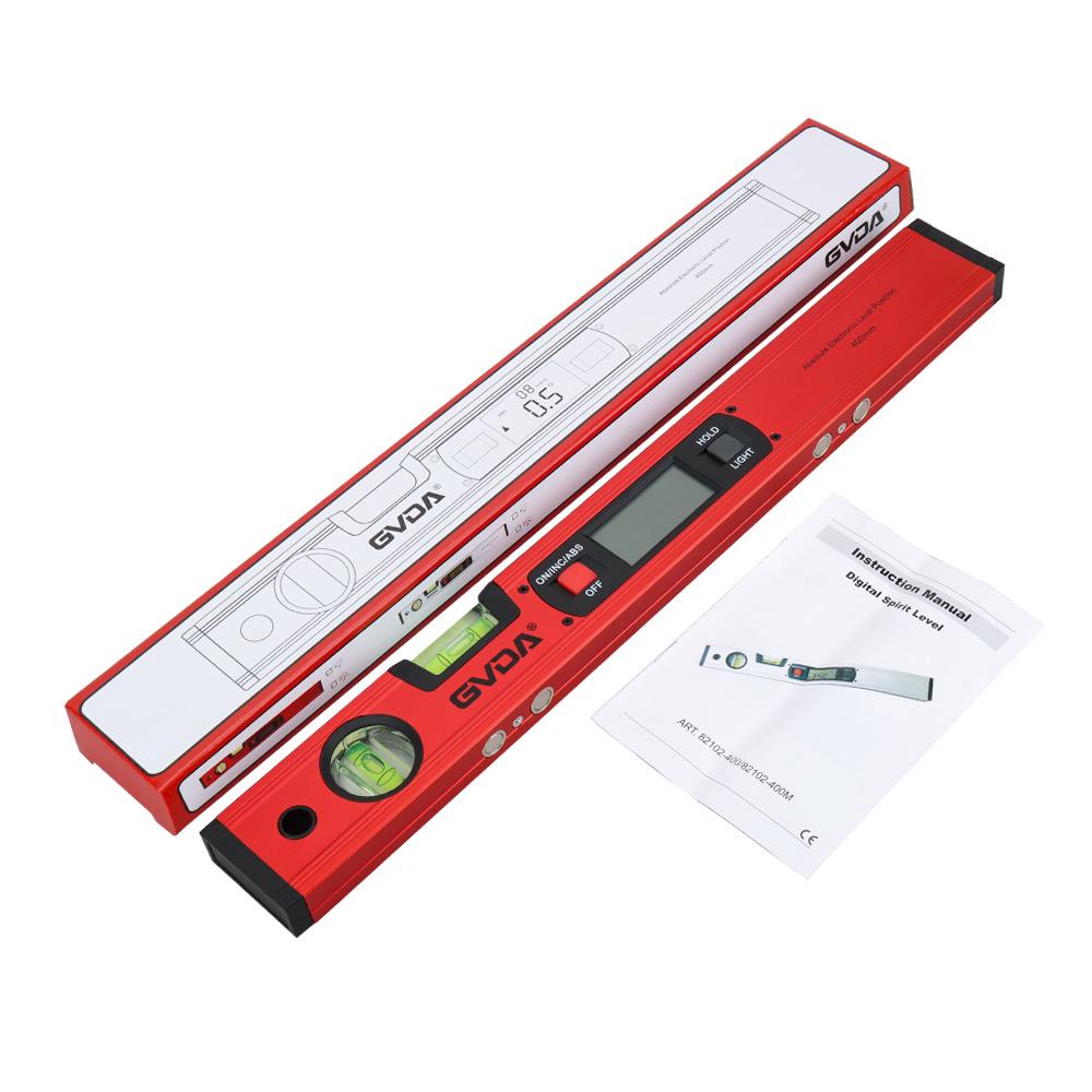 GVDA High-Precision Digital Angle Ruler with Magnetic Level and Aluminum Alloy Construction for Home Decoration