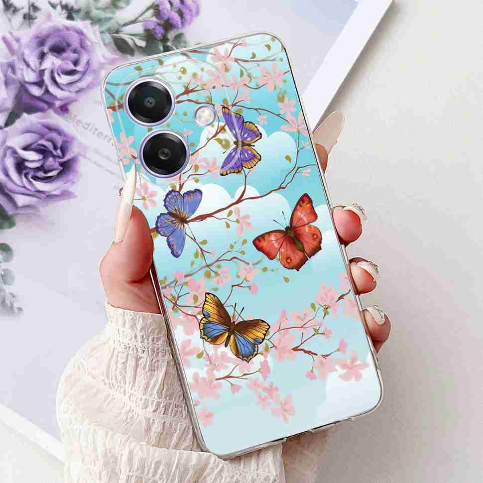 For Oppo A3 4G CPH2669 Funda Popular Painted Soft Silicone Phone Case For Oppo A3X A3 X 5G CPH2681 Back Cover Casing
