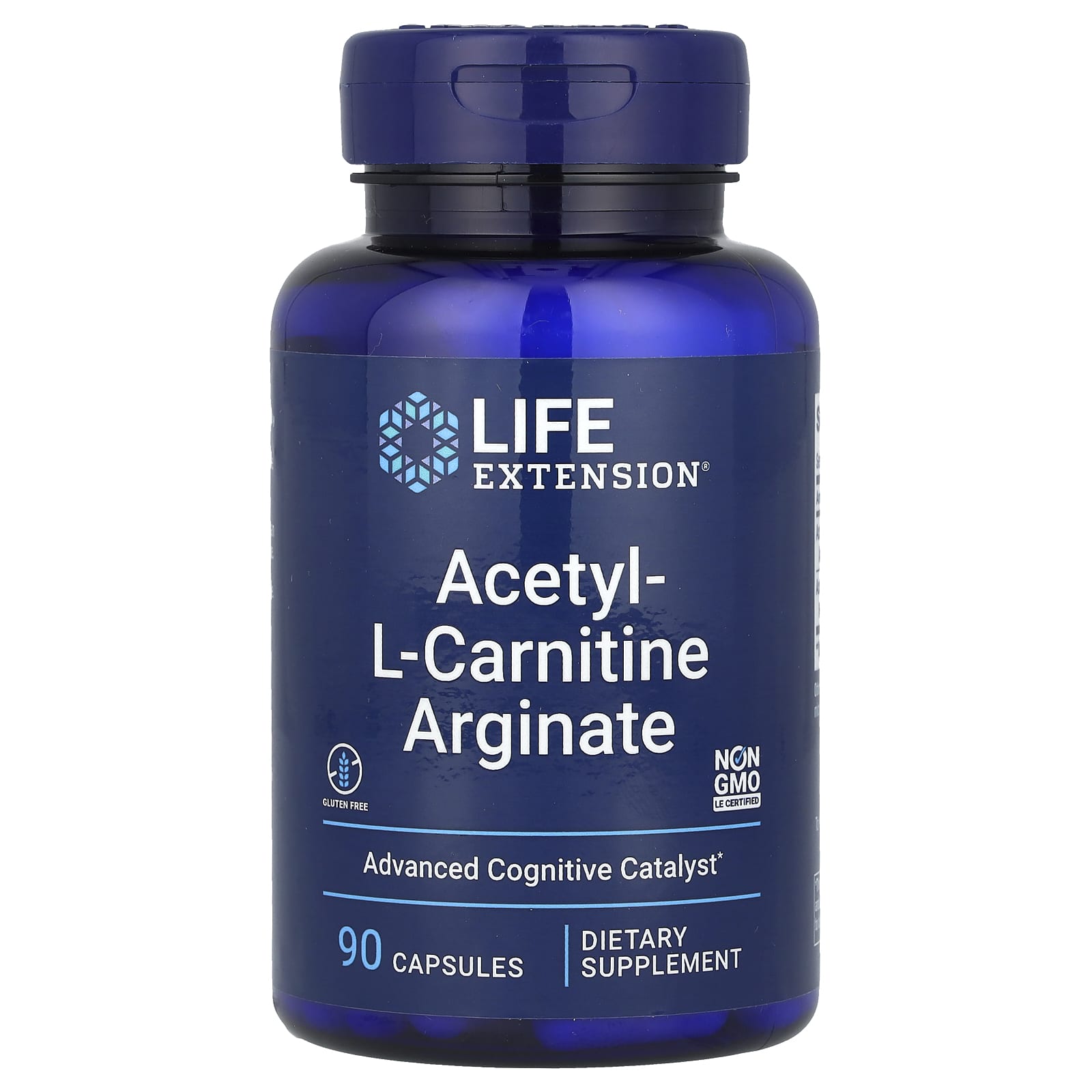 

Life Extension, Ацетил-L-карнітин аргінат, 90 вегетаріанських капсул