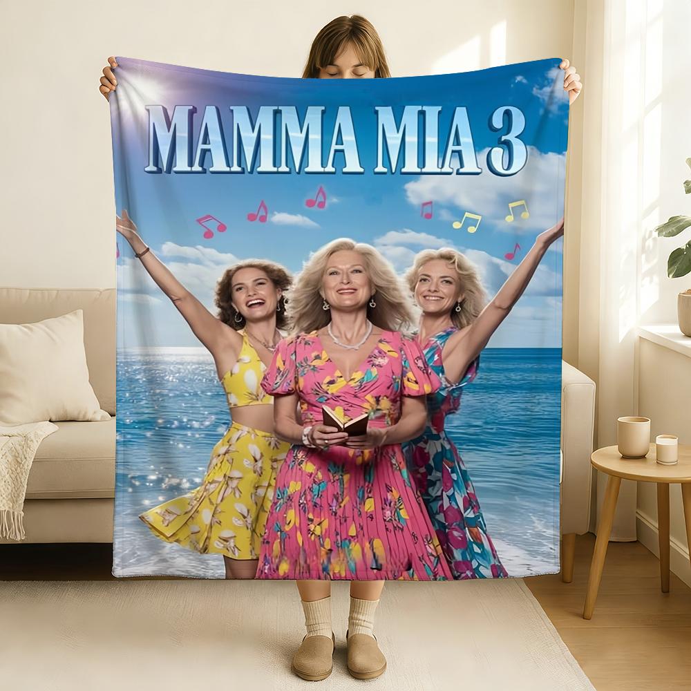 

The new Mamma Mia Blanket Soft and Skin Friendly For Couch Bed Napping Bedspread All Seasons Comforter 150x180cm