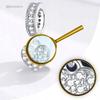 Charms Hanging Heart 925 Bead Pendant With Cubic Zirconia S925