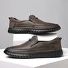 Fashion Hot Selling Hollow Breathable Oxford Shoes Spring Autumn Soft Soled Men's Casual Shoes Outdoor Commuting Men's Work Shoes