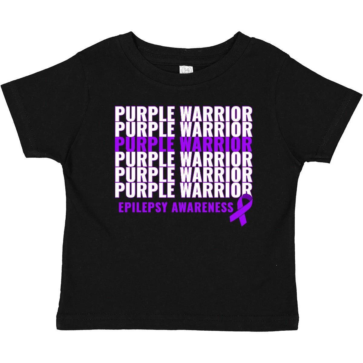 Inktastic Purple Warrior Epilepsy Awareness Baby T-Shirt Warriors Epileptic Walk 130