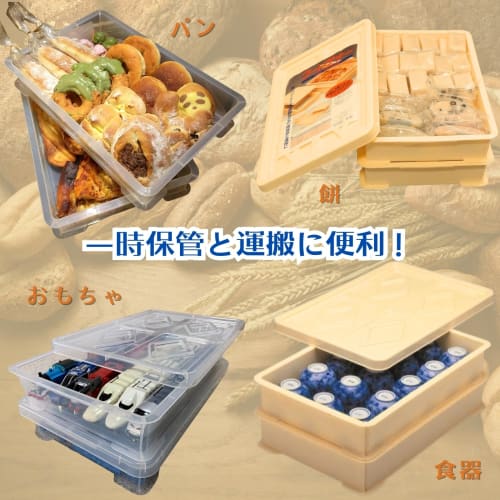 Sanko Plastic (SankoPlastic) Made In Japan Food Container, Foodtainer with Lid, No. 2, Clear, 552081