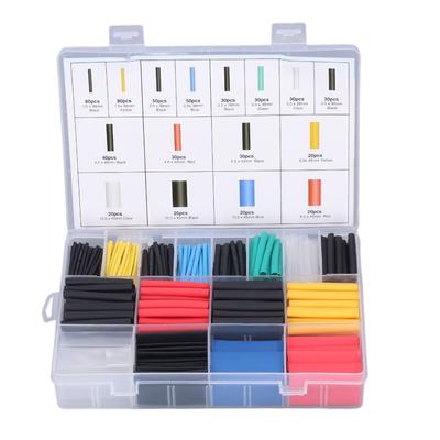 580Pcs Heat Shrink Tubing Boxed Insulated Sheathed Protection Cable Tube Electronic DIY Kit