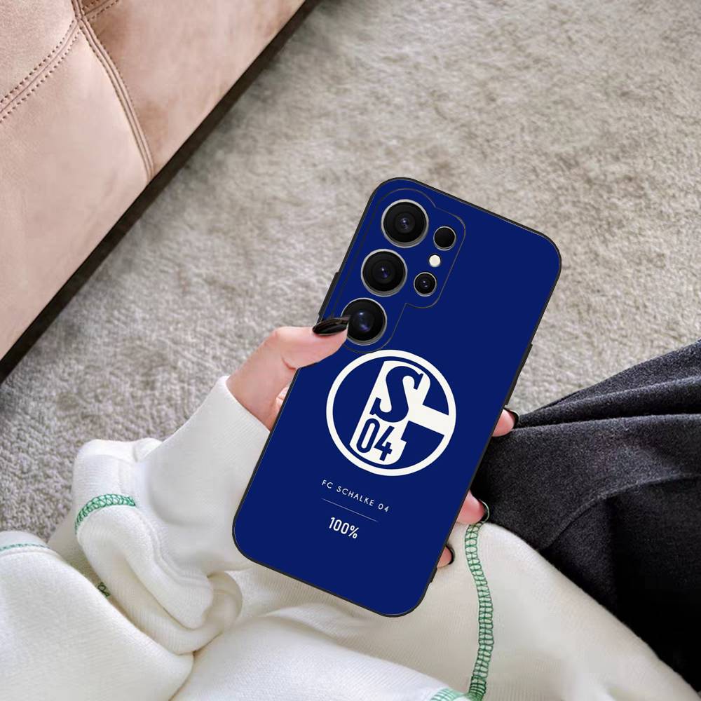S-Schalke 04 Phone Case For Samsung S 24 Fe 25 Ultra Plus 20 Lite 21 30 22 23 24 22 Ultra 5G Fundas