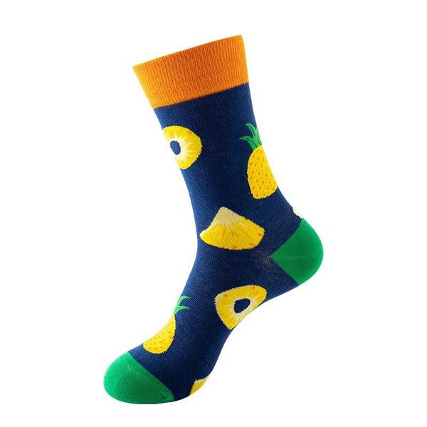 Fun Socks Sosete lungi pentru bărbați și femei cu model de fructe EUR SISE 37-44
