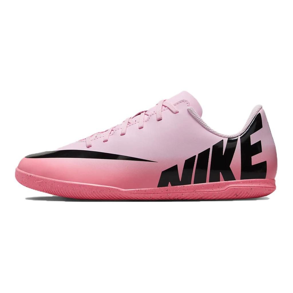 Nike Mercurial Vapor 15 Anti Slip Wear Resistant Low Top Kids' Soccer Shoes Pink Kids' Sneakers DJ5955-601