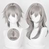 Perucă Cosplay HSR Trailblazer 36cm Gri Caelus 52cm Stelle Peruci Cosplay Anime Rezistente la Căldură Păr Sintetic Halloween + Cască pentru Perucă
